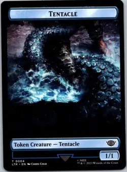 Magic The Gathering Tentacle Token 4 Lord Of The Rings - Image 1
