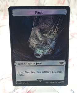 MTG Lord of the Rings Tentacle / Food 0004 / 0011 Token Creature T Foil - LP - Image 2