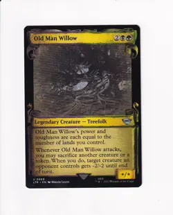 2023 MAGIC LOTR LORD OF THE RINGS SHOWCASE SCROLLS OLD MAN WILLOW 668 - Image 1