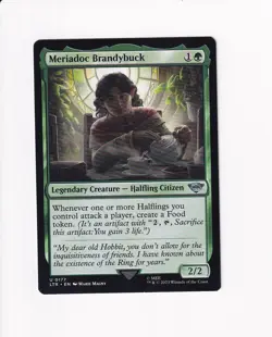 2023 MTG MAGIC THE GATHERING LORD OF THE RINGS MERIADOC BRANDYBUCK (AHD) - Image 1