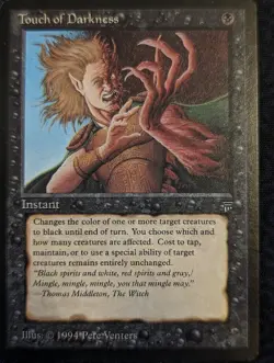 Legends ** Touch of Darkness ** Mtg ~ NM Unplayed - Image 1