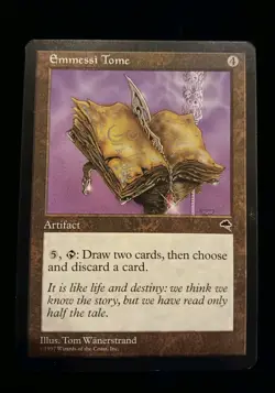 Emmessi Tome Tempest MTG Magic The Gathering LP/NM - Image 1