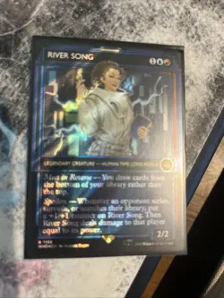 [1x] River Song - Surge Foil - Showcase Near Mint, English Doctor Who Extras MTG - Image 1