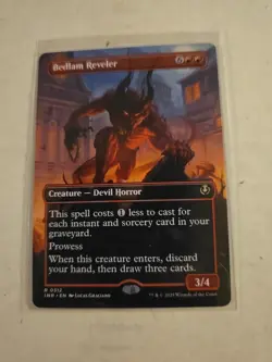 x1 Bedlam Reveler - Foil - Borderless R MTG Innistrad Remastered M/NM, English - Image 1