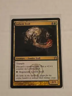 MTG Magic the Gathering Lotleth Troll (177/286) Return to Ravnica Nm - Image 1