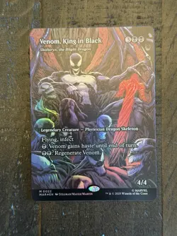 Magic The Gathering Spider-Man Venom King In Black Mythic Full Art Foil NM - Image 1