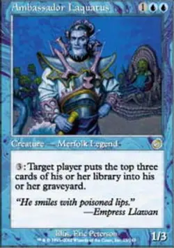1x Ambassador Laquatus Moderate Play MTG Magic - Kid Icarus - - Image 1