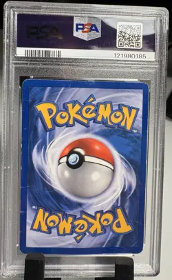 Houndoom #8 Double Holo Error 2001 Pokemon Neo Revelation PSA 1 Swirl Low Pop - Image 3