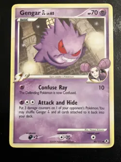 Pokemon TCG Gengar GL 40/111 Rising Rivals LP - Image 1