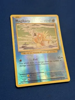 Pokemon Magikarp 33/108 Evolutions Reverse Holo Common LP - Image 3