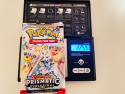 Heavy Pack! 22.58g Pokemon TCG Prismatic Evolutions Booster Pack! Fast Ship - Image 1