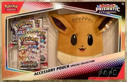 Pokemon Prismatic Evolutions Accessory Pouch Special Collection New & Sealed Box - Image 1