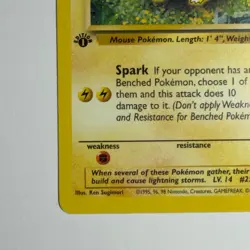 Pokemon TCG Pikachu 1st Edition Jungle #60/64 WotC Vintage 1999 Common - Image 5
