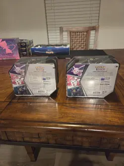 Pokemon TCG V Heroes Tin Set of 2 Espeon Sylveon Factory Sealed - Image 2