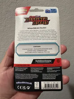 Pokemon Destined Rivals Blister Pack | Eevee Promo | BRAND NEW - Image 2