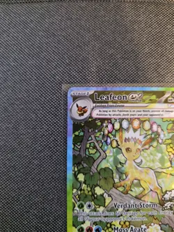 Leafeon ex 144/131 Prismatic Evolutions SIR ALT ART Rare Pokemon TCG 💎 MINT - Image 2