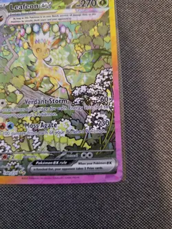 Leafeon ex 144/131 Prismatic Evolutions SIR ALT ART Rare Pokemon TCG 💎 MINT - Image 4