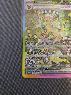 Leafeon ex 144/131 Prismatic Evolutions SIR ALT ART Rare Pokemon TCG 💎 MINT - Image 5
