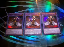 3x Bacha the Melodious Maestra 1st Edition Ultra Rare MP25-EN188 Yu-Gi-Oh! - Image 1