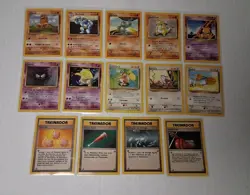 Portuguese Base Set Pokemon Card Lot MP/LP - Image 1