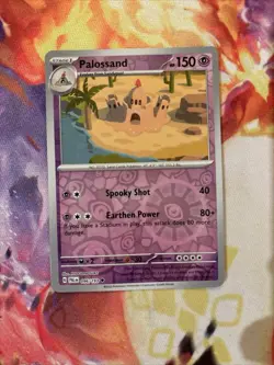 🚀 Palossand 096/193 Reverse Holo Rare Paldea Evolved Pokemon Trading Card MINT - Image 1