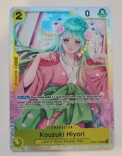 OP06-106: Kouzuki Hiyori - Super Rare One Piece TCG Card - Image 1