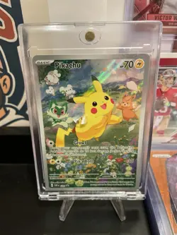 Rare! Pokemon Card Pikachu Scarlet Promo Adventure Chest Paldea - Image 1