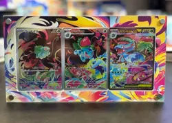 Pokemon Card Mega Venusaur ex SAR Evolution Line Set Bulbasaur AR Ivysaur AR w/ - Image 1