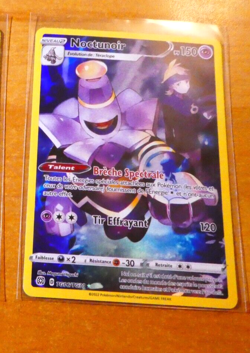POKEMON CARD RARE HOLO CARTE Noctunoir TG06/TG30 EB09 FR JCC NM 2022 - Image 1