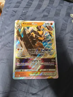 Pokemon TCG Kleavor VSTAR SWSH249 Jumbo Holo Card - Image 1