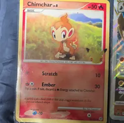 NEW Pokemon Jumbo Chimchar Promo Card 25th Anniversary MINT - Image 2