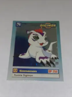Digimon Monster Holo Card 16 of 34 ~ Gomamon DP 250 Rookie Digimon #13 - Image 1