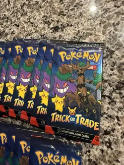 25 Pack Pokemon TCG Trick or Trade Booster Packs 2024 Halloween Card Lot Bundle - Image 2