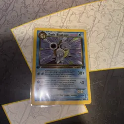 Dark Blastoise Pokemon Card Team Rocket Non-Holo Rare #3/82 - Image 1