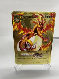 Charizard DX HP500 Metal POKEMON collectible Game Card Gift！ - Image 2