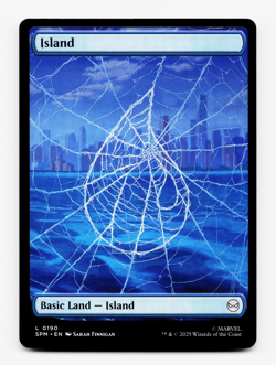 Island (190) (Full Art) - [Marvel's Spider-Man] MTG NM/M 💧 *Ships Now!* - Image 1