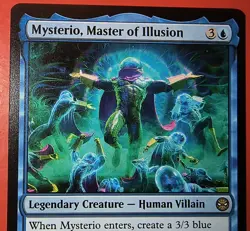 MTG: SPIDER-MAN, MYSTERIO,MASTER OF ILLUSION, 0037, REGULAR, RARE, NM, SPM - Image 2