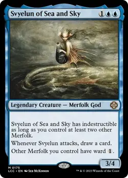 NM Svyelun of Sea and Sky, MTG, LCI Commander, Magic the Gathering, 175 - Image 1