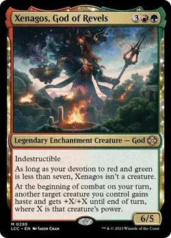 NM Xenagos, God of Revels, MTG, LCI Commander, Magic the Gathering, 295 - Image 1