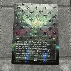 Genesis Wave (Borderless) - MTG - Near Mint MANA FOIL (Foundations) In Hand - Image 1