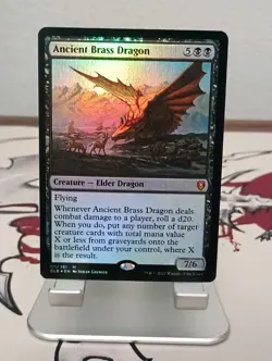 Ancient Brass Dragon Commander Legends CLB Foil #111 MTG Near Mint Mythic - Image 1