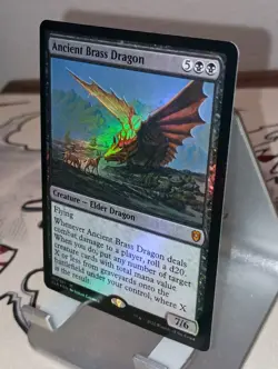 Ancient Brass Dragon Commander Legends CLB Foil #111 MTG Near Mint Mythic - Image 2