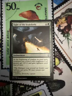 MTG Sight of Scalelords Dragons of Tarkir 207/264 Regular Uncommon - Image 1