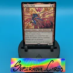 MTG Universes Beyond: Spider-man Spider-Punk 0092 NM Rare - Image 1