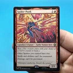 MTG Universes Beyond: Spider-man Spider-Punk 0092 NM Rare - Image 3