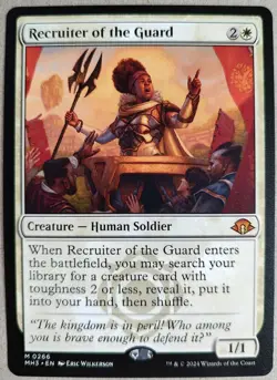 Recruiter of the Guard - Modern Horizons 3 (MH3) - Mythic Reg -NM- Fr Ship - MTG - Image 1