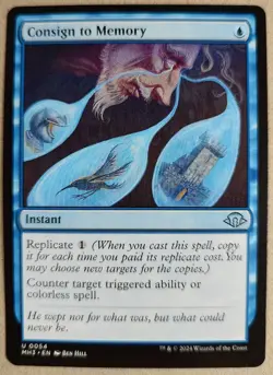 Consign to Memory - Modern Horizons 3 (MH3) - Uncommon Reg -NM- Free Ship - MTG - Image 1