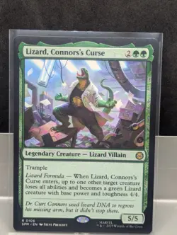 Lizard, Connor's Curse X1 NM Marvel's Spider Man MTG - Image 1