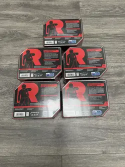 Pokemon Team Rocket Tin Case Factory Sealed (X5) - IN HAND READY TO SHIP - Image 4