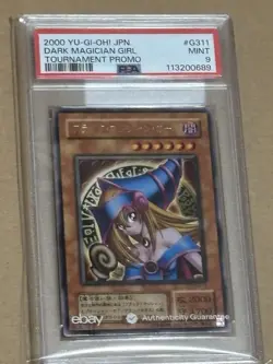 Yugioh / G3-11 / 2000 DM3 Tournament Prize Dark Magician Girl / Rare / PSA 9 - Image 1